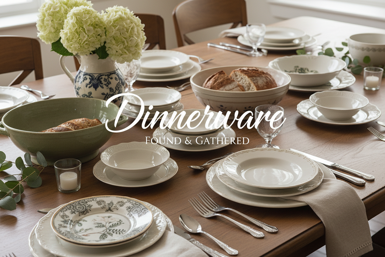 Dinnerware Collection - Vintage China, Plates & Serving Pieces | Found ...