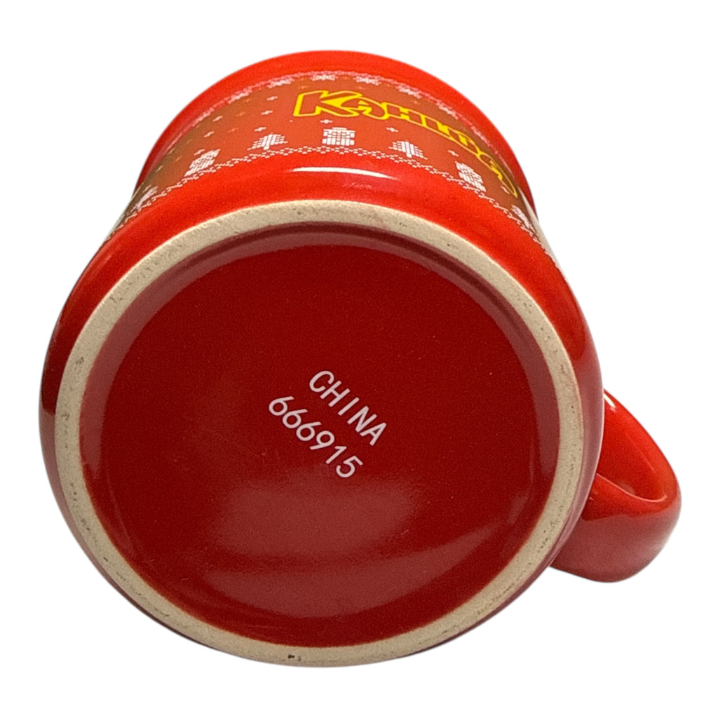 Kahlua 2024 Holiday Mug - Red Nordic Sweater Pattern Limited Edition