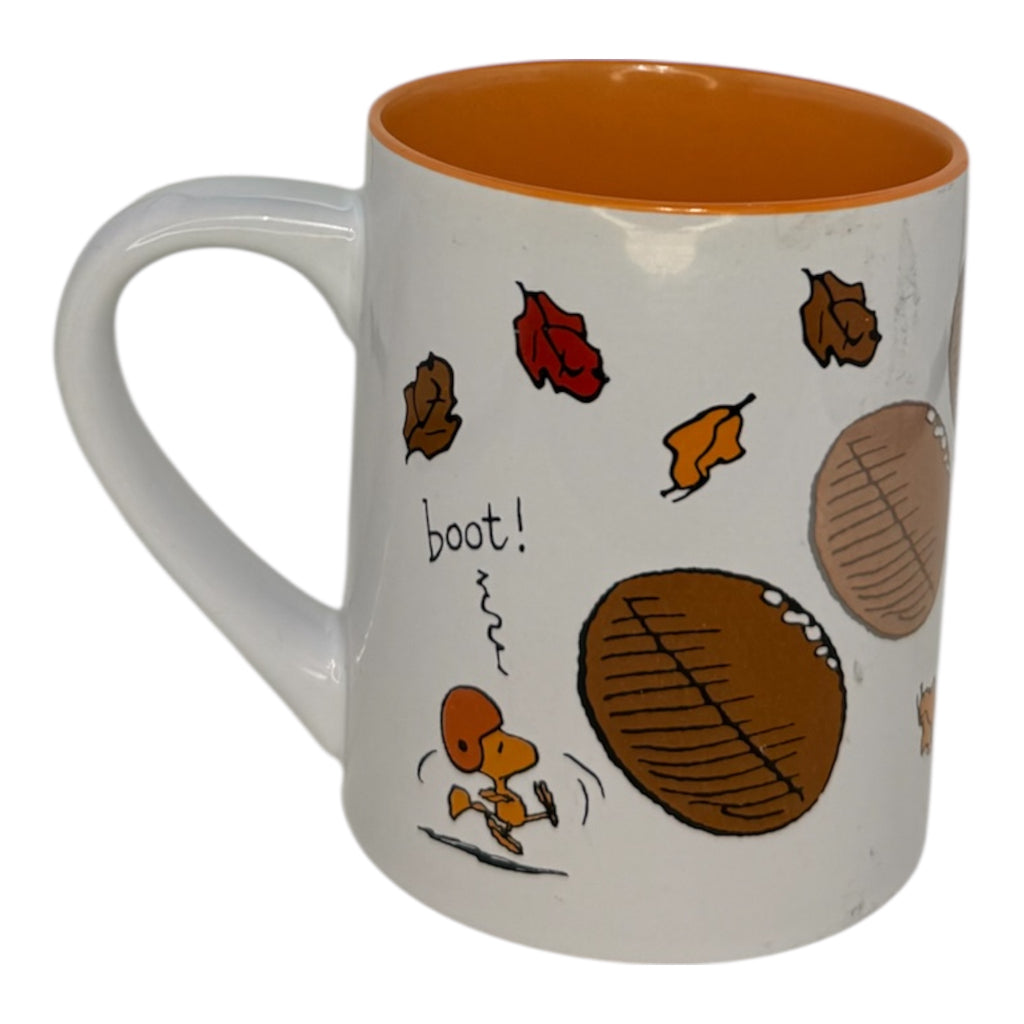 Peanuts Snoopy & Woodstock Football Mug — 14 oz Licensed Ceramic