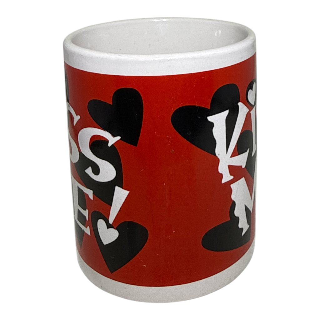 Vintage Gibson "Kiss Me" Valentine's Day Mug | 1980s–90s Collectible