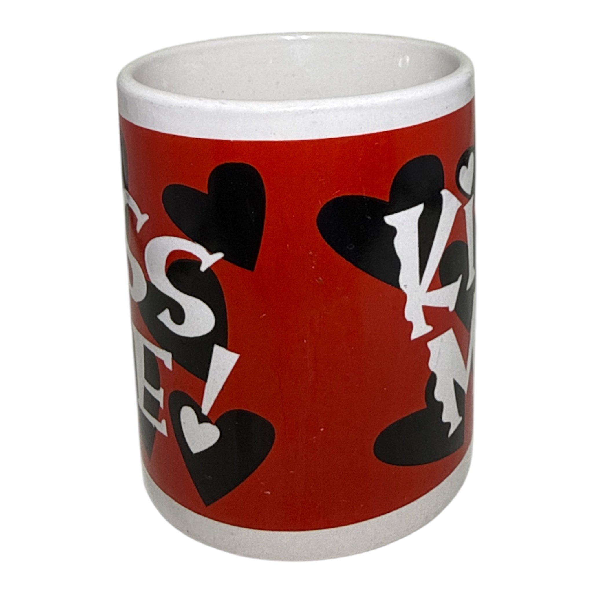 Vintage Gibson "Kiss Me" Valentine's Day Mug | 1980s–90s Collectible
