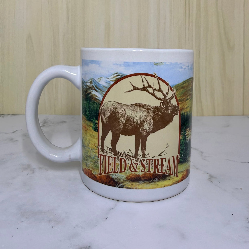 Ceramic Coffee Mug Field & Stream Pheasant & Elk Design