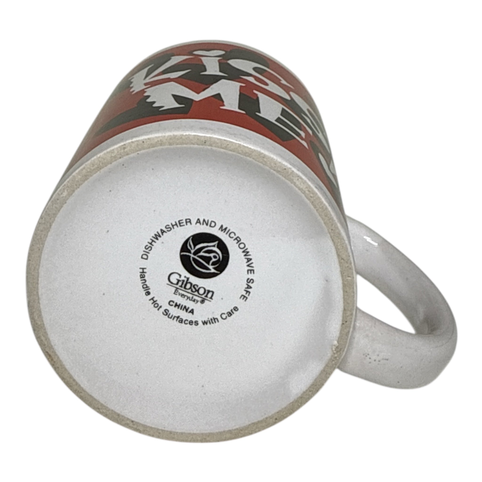 Vintage Gibson "Kiss Me" Valentine's Day Mug | 1980s–90s Collectible