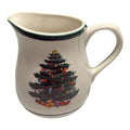Totally Today Christmas Tree Ceramic Creamer & Pitcher