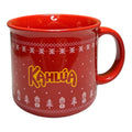 Kahlua 2024 Holiday Mug - Red Nordic Sweater Pattern Limited Edition