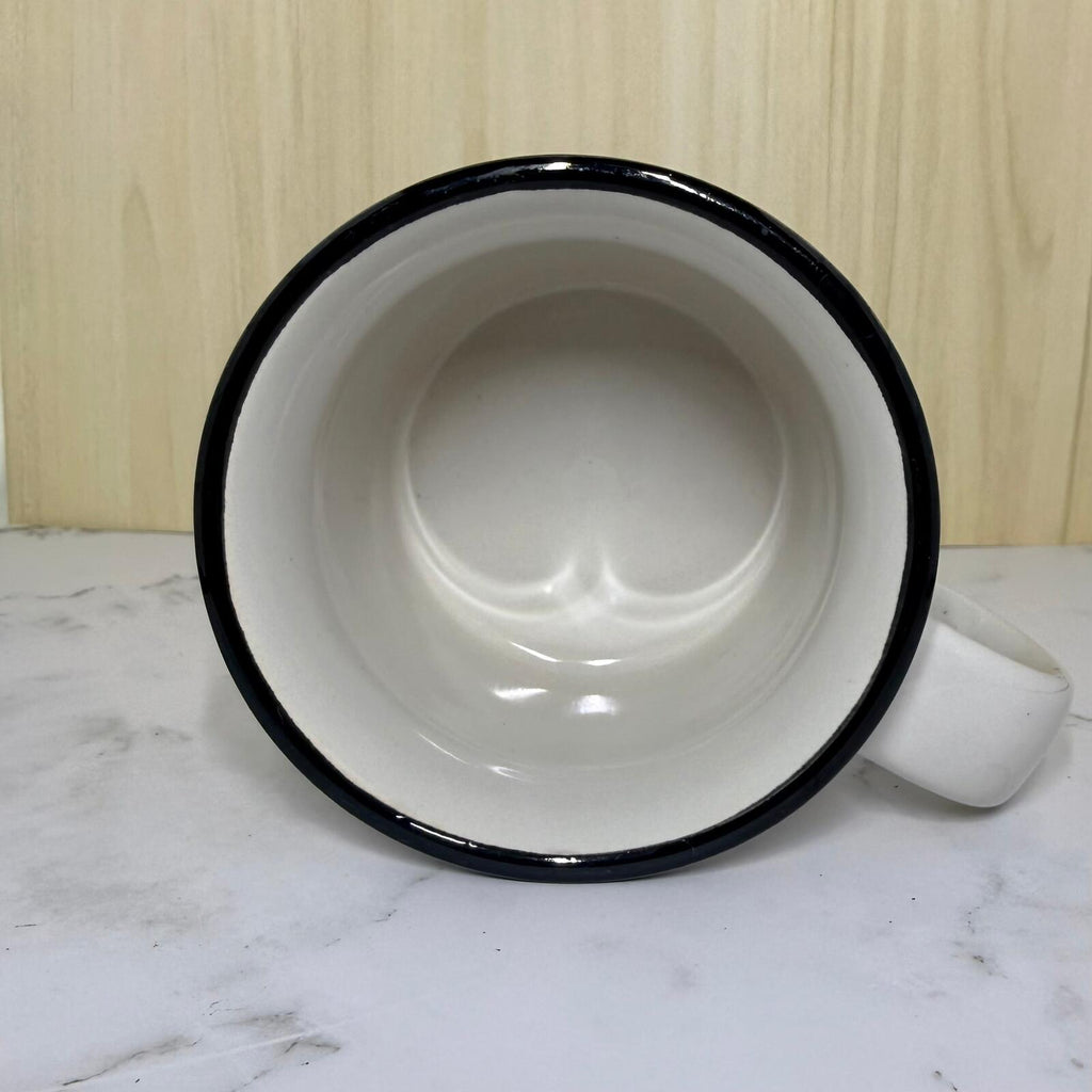 Vintage Style Heavy Metal Themed Coffee Mug with Truck Graphic