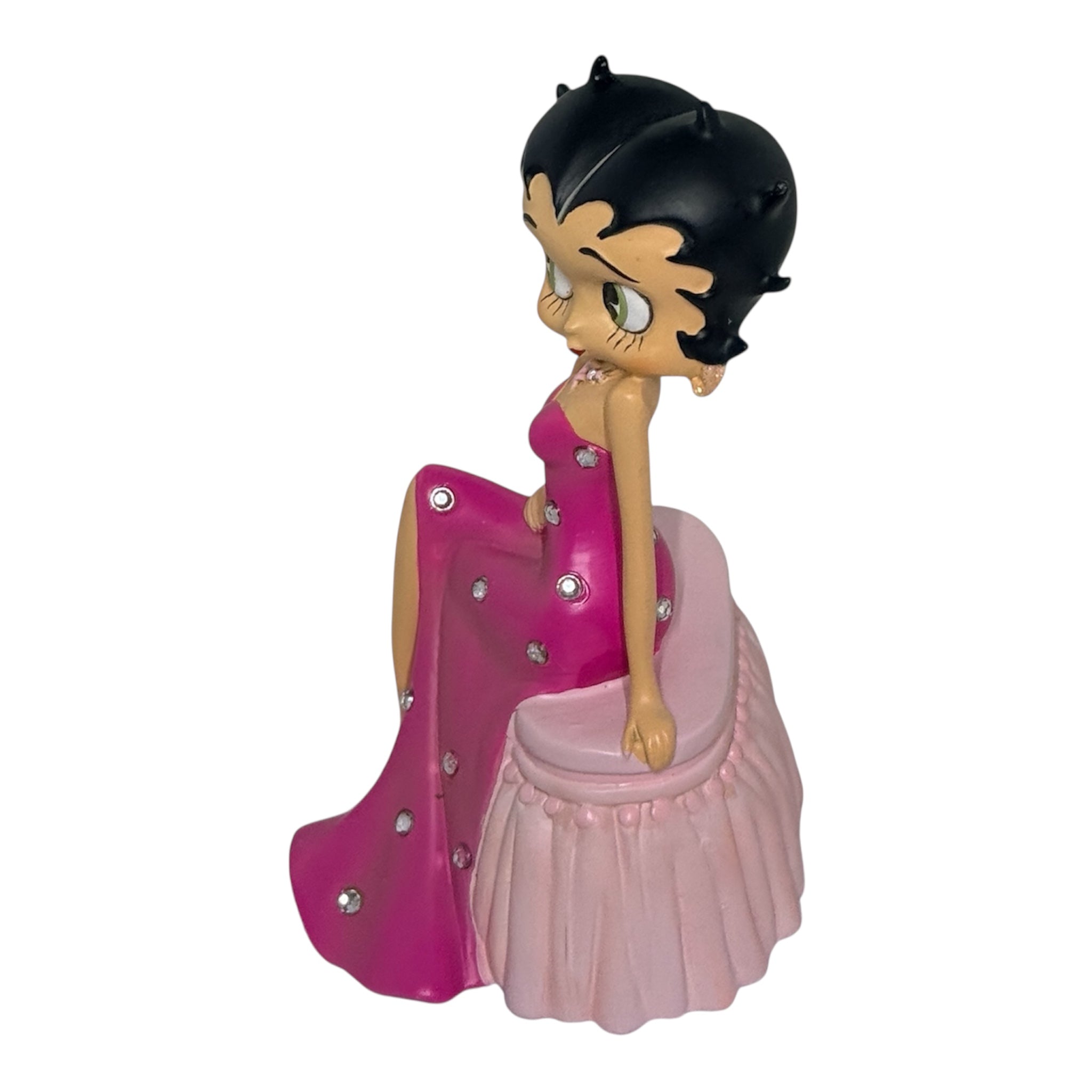Betty Boop Pink Ribbon Limited Edition Hand Bell - Hamilton Collection