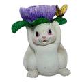 Cracker Barrel Easter Bunny Egg Holder with Purple Flower