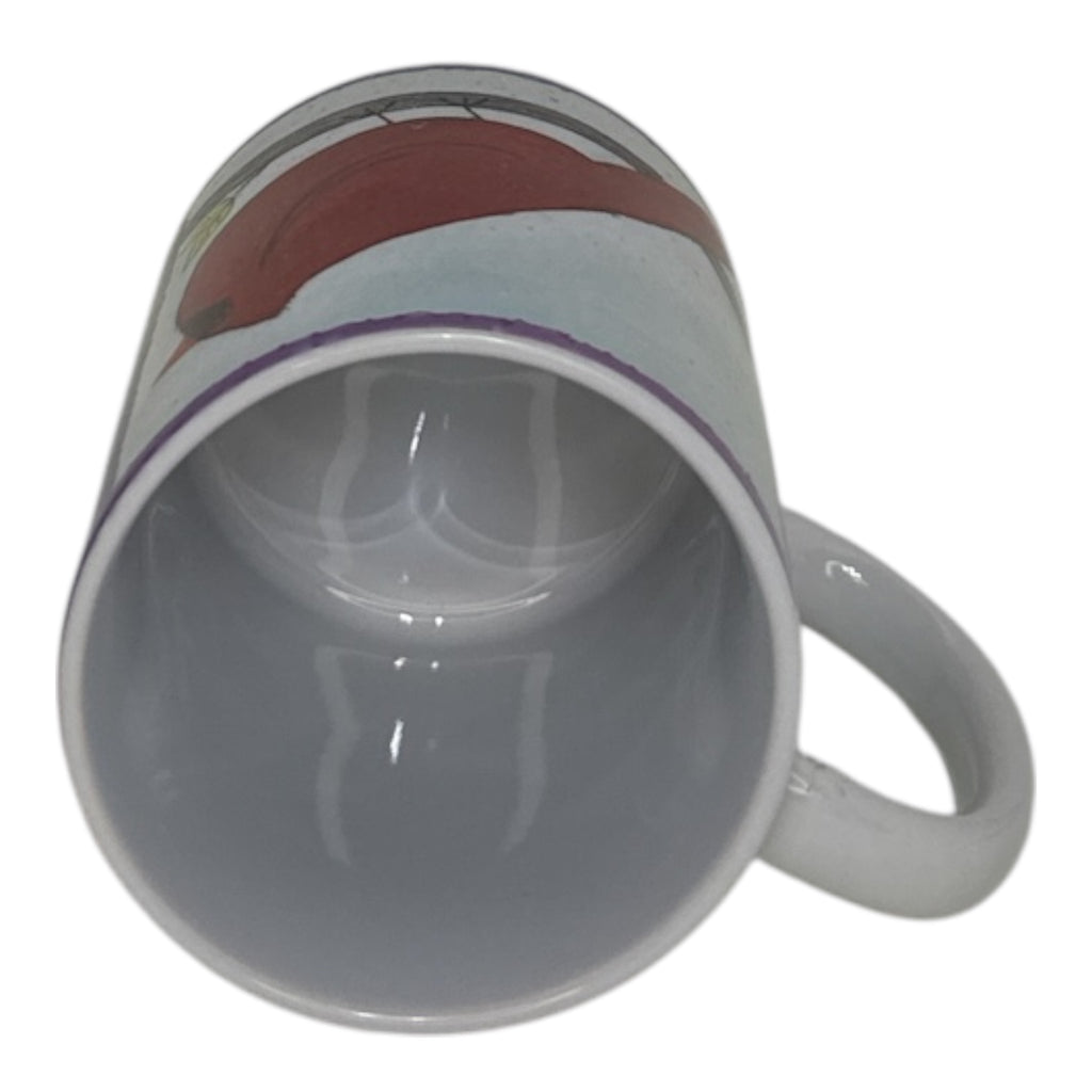 Cardinal Stained Glass Ceramic Coffee Mug - Nature Bird Design