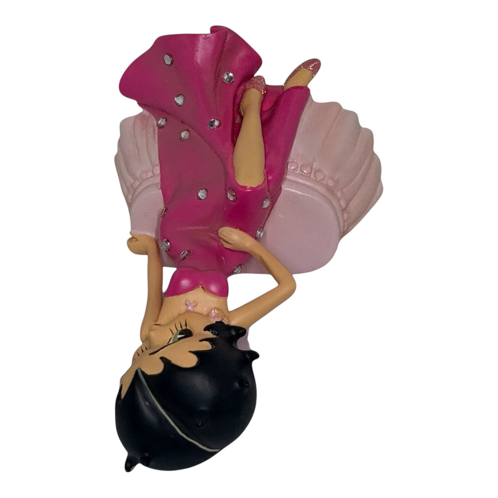 Betty Boop Pink Ribbon Limited Edition Hand Bell - Hamilton Collection