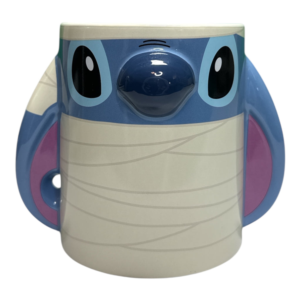 Hallmark Disney Mummy Stitch Sculpted Mug - Limited Edition Halloween Collectible