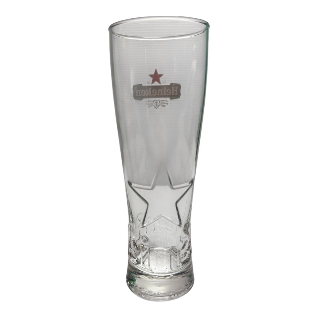 Heineken Embossed Star Beer Glass