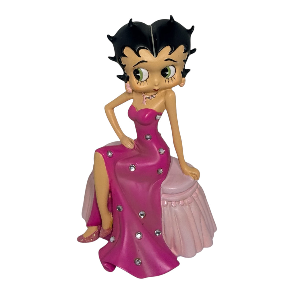 Betty Boop Pink Ribbon Limited Edition Hand Bell - Hamilton Collection