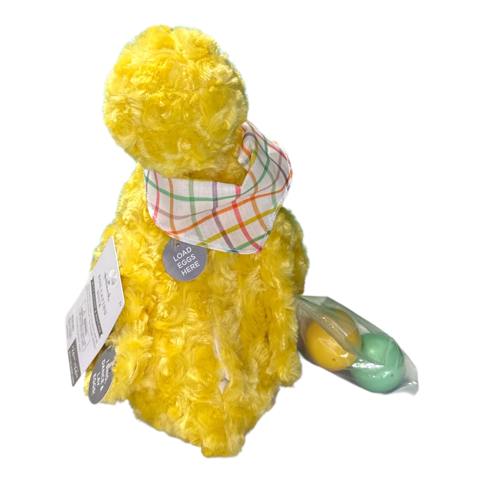 Hallmark Egg-Laying Duck - Interactive Easter Toy with Sound & Motion