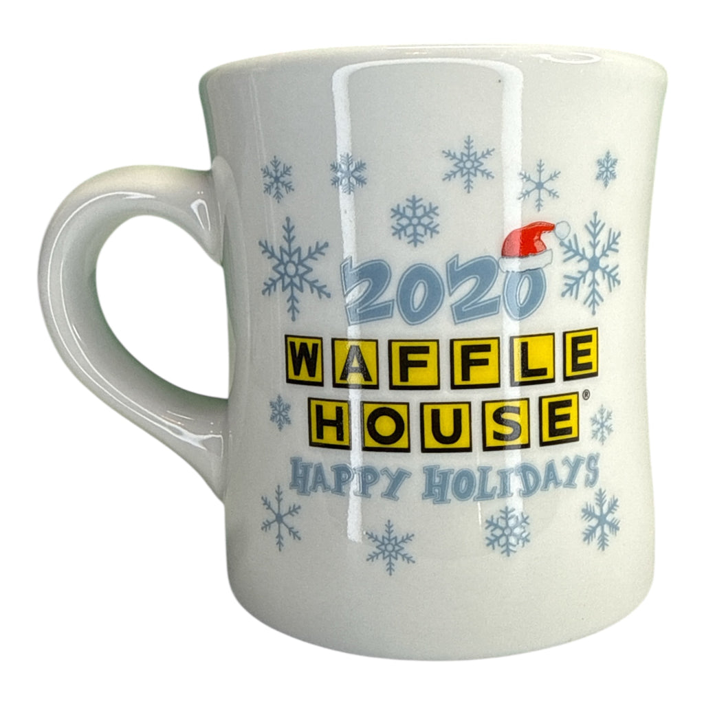 Waffle House 2020 Happy Holidays Mug - Wilson the Waffle Christmas Edition