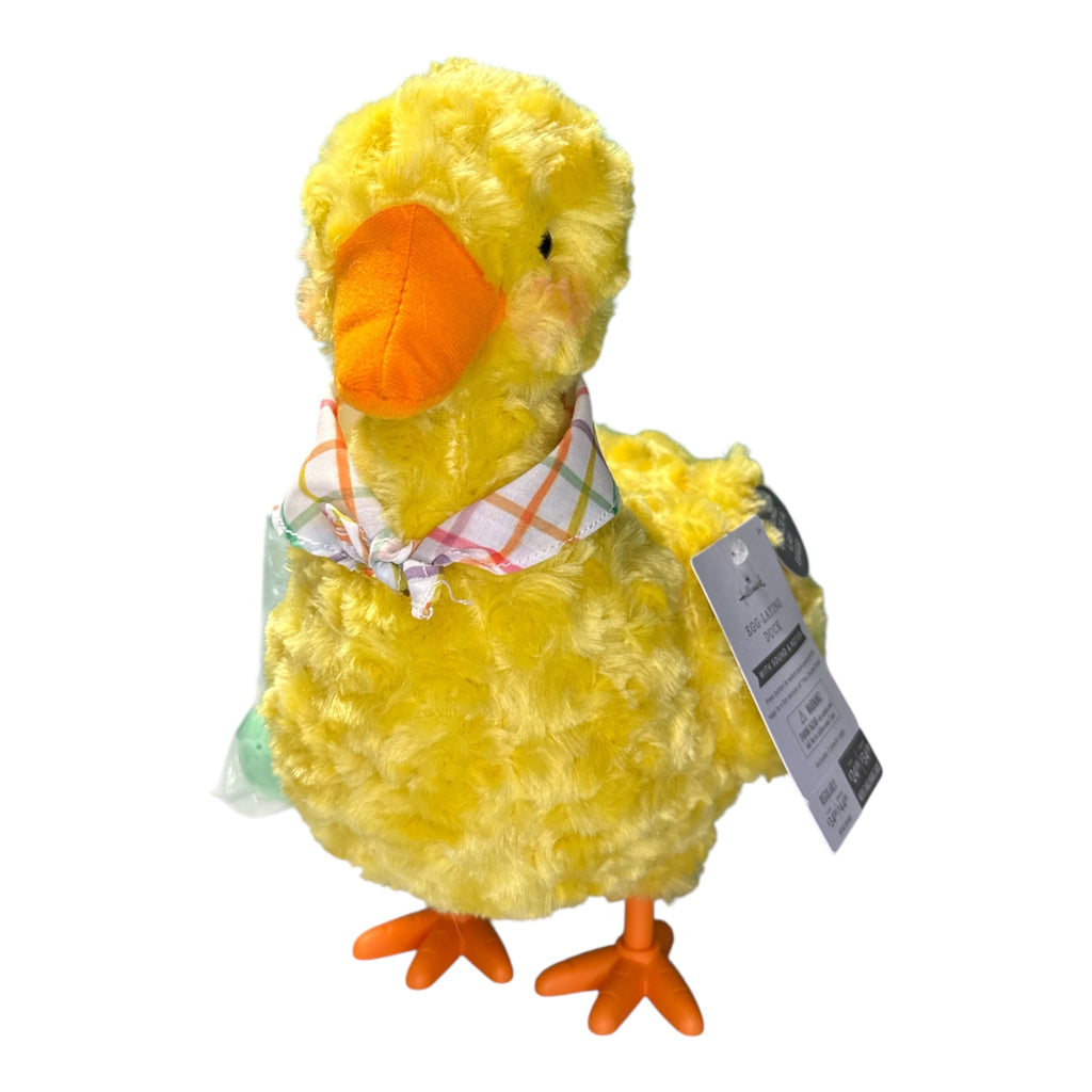 Hallmark Egg-Laying Duck - Interactive Easter Toy with Sound & Motion