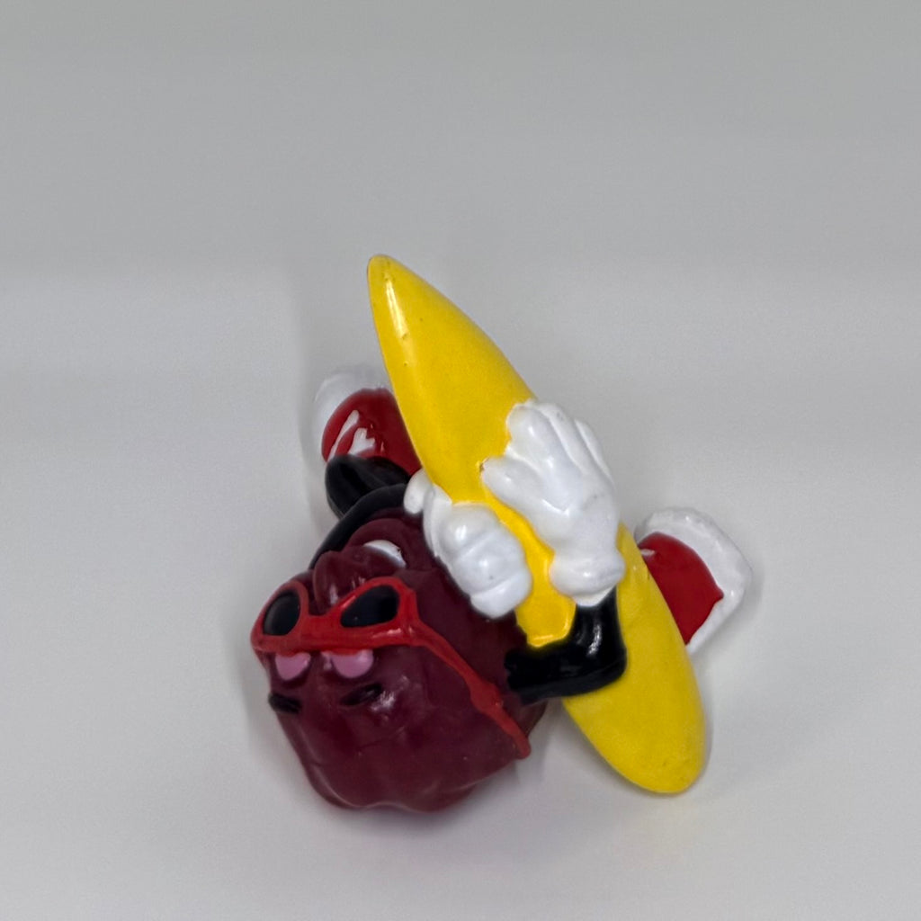 Vintage 1980s California Raisins Surfboard Figure - Applause Collectible