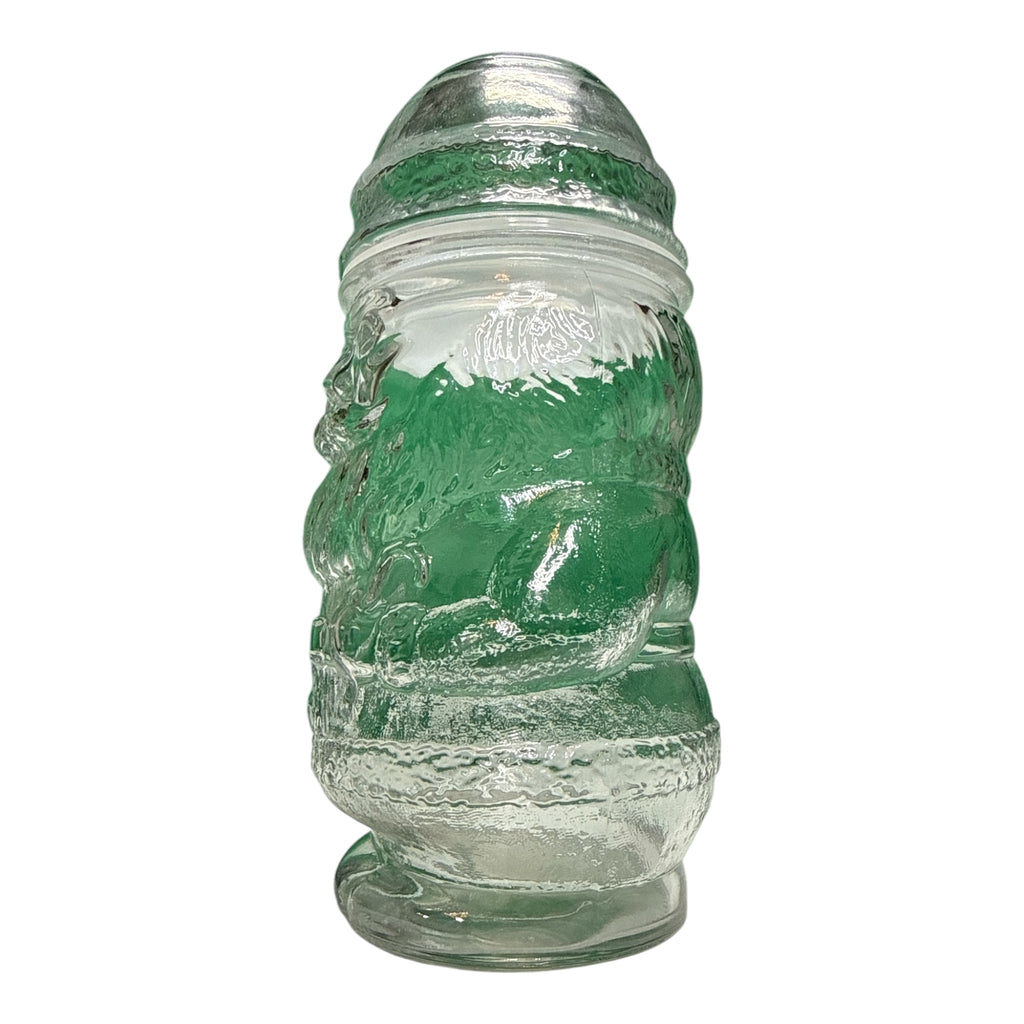 Vintage Libbey Santa Claus Glass Jar - Canadian Mid-Century Holiday Decor