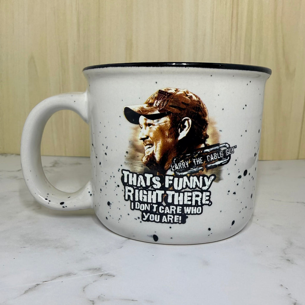Ceramic Coffee Mug, Larry The Cable Guy  ‘That’s Funny Right There’ Collectible
