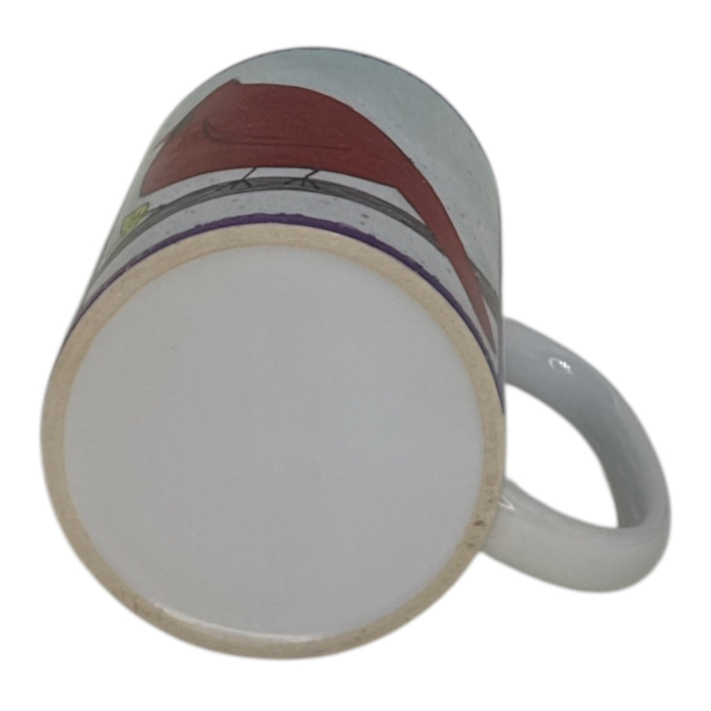 Cardinal Stained Glass Ceramic Coffee Mug - Nature Bird Design
