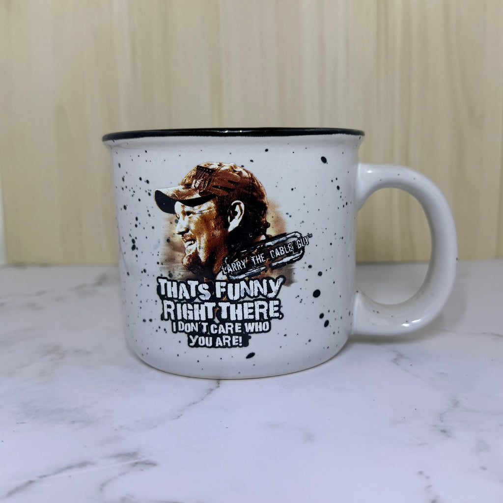 Ceramic Coffee Mug, Larry The Cable Guy  ‘That’s Funny Right There’ Collectible