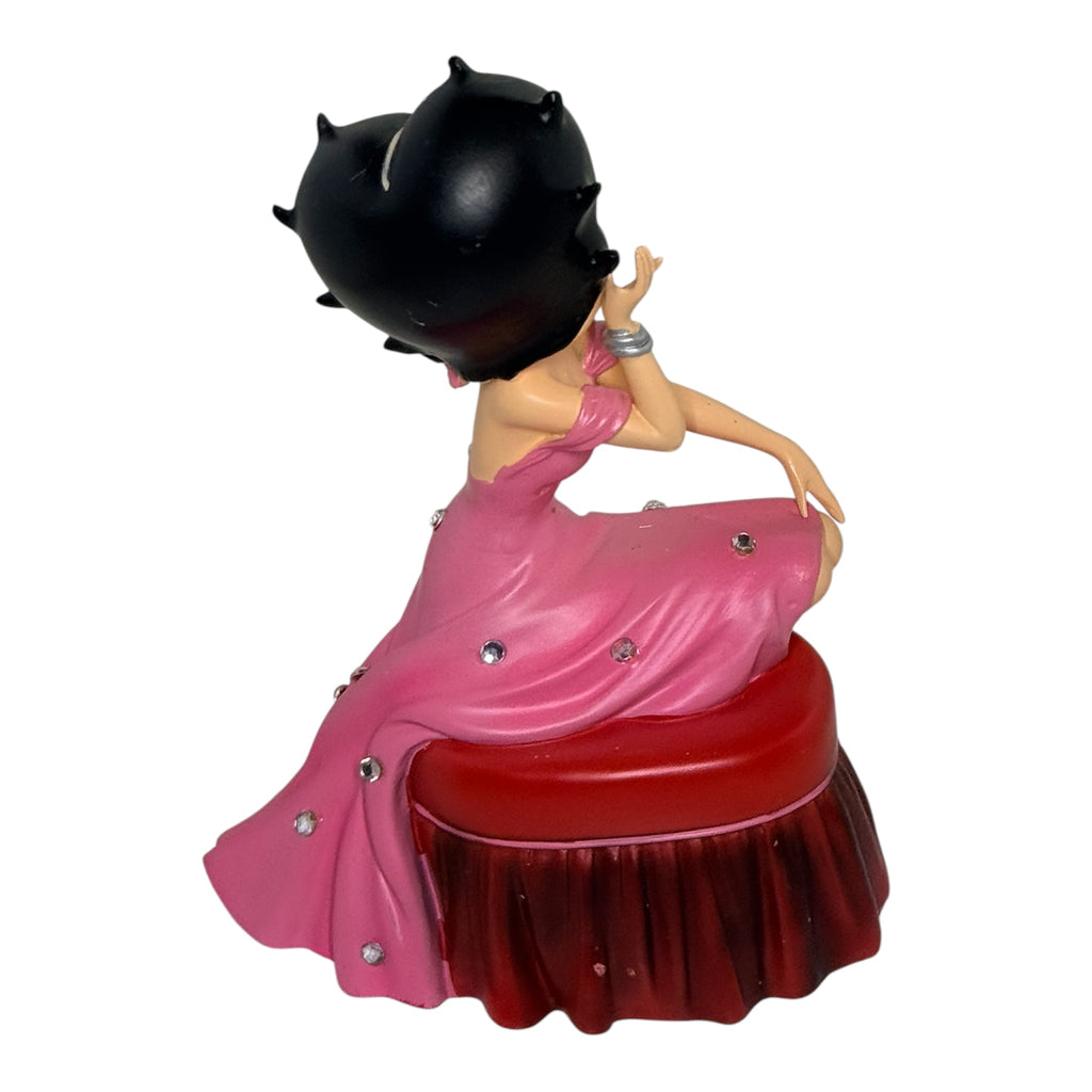 Betty Boop Pink Gown Figurine with Rhinestones