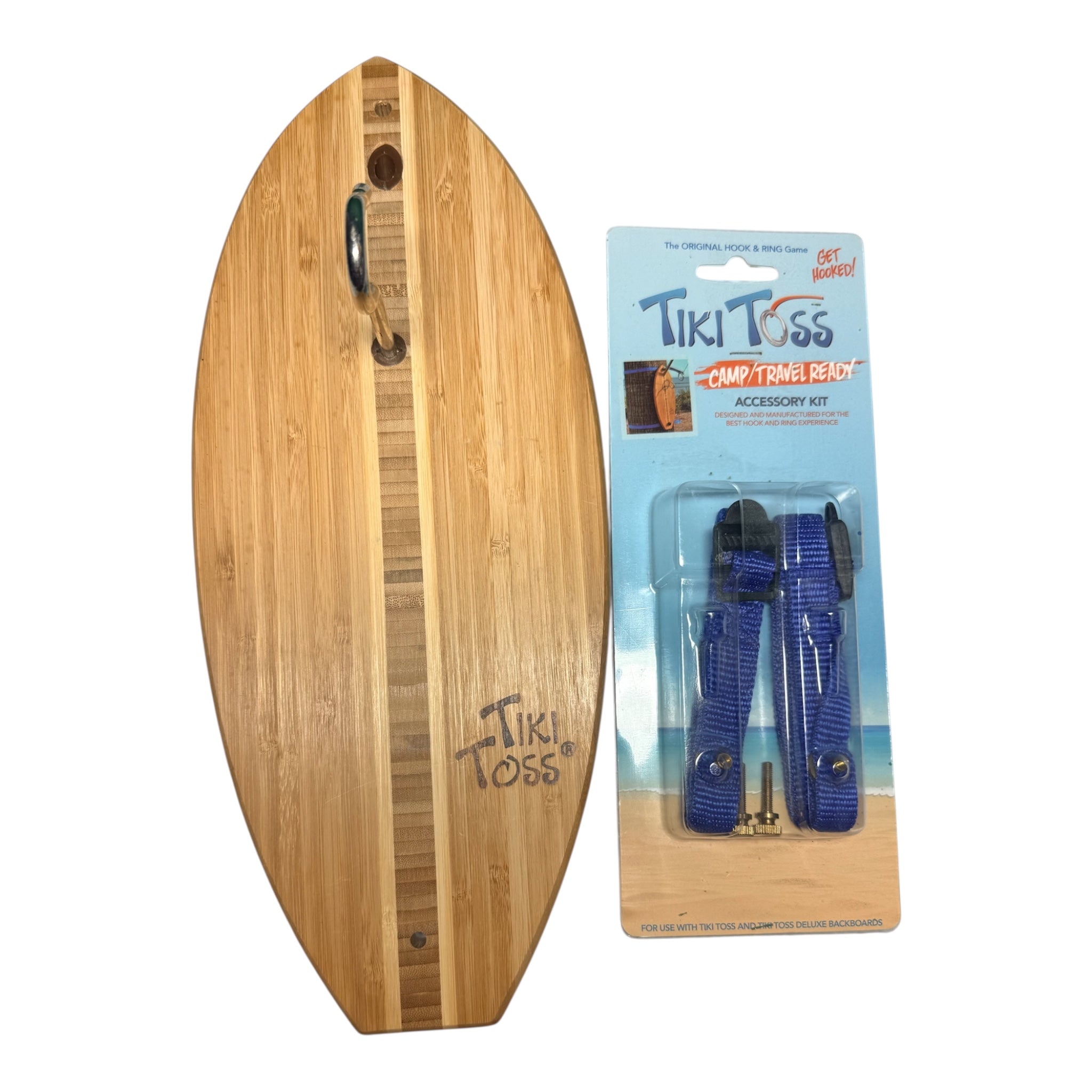 Tiki Toss Hook & Ring Game - Bamboo Surf Edition