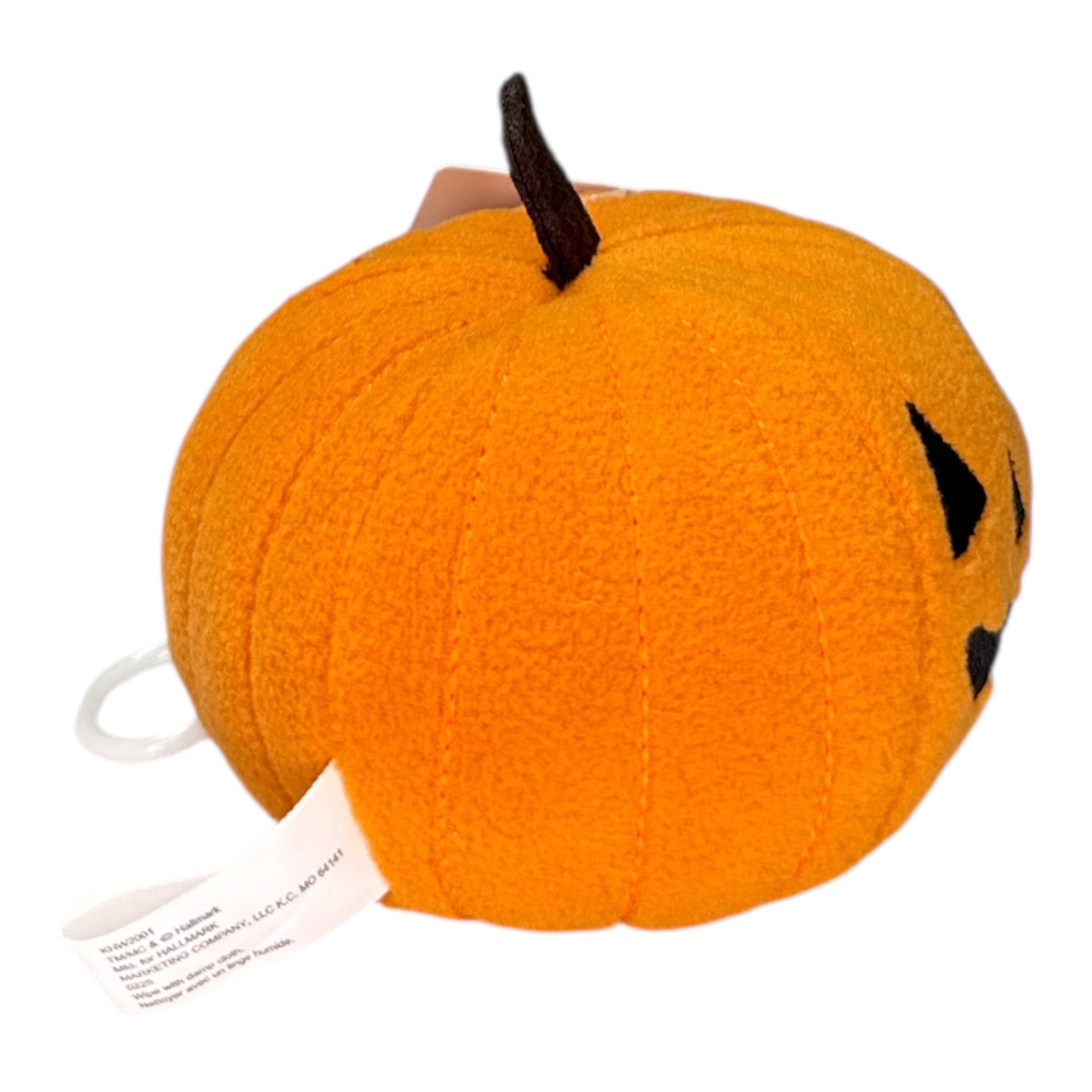 Hallmark Zip-A-Long Jack-o'-Lantern - Interactive Halloween Plush Toy