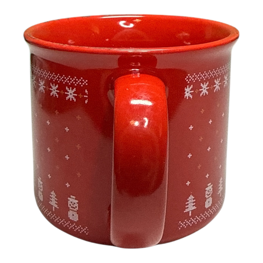 Kahlua 2024 Holiday Mug - Red Nordic Sweater Pattern Limited Edition