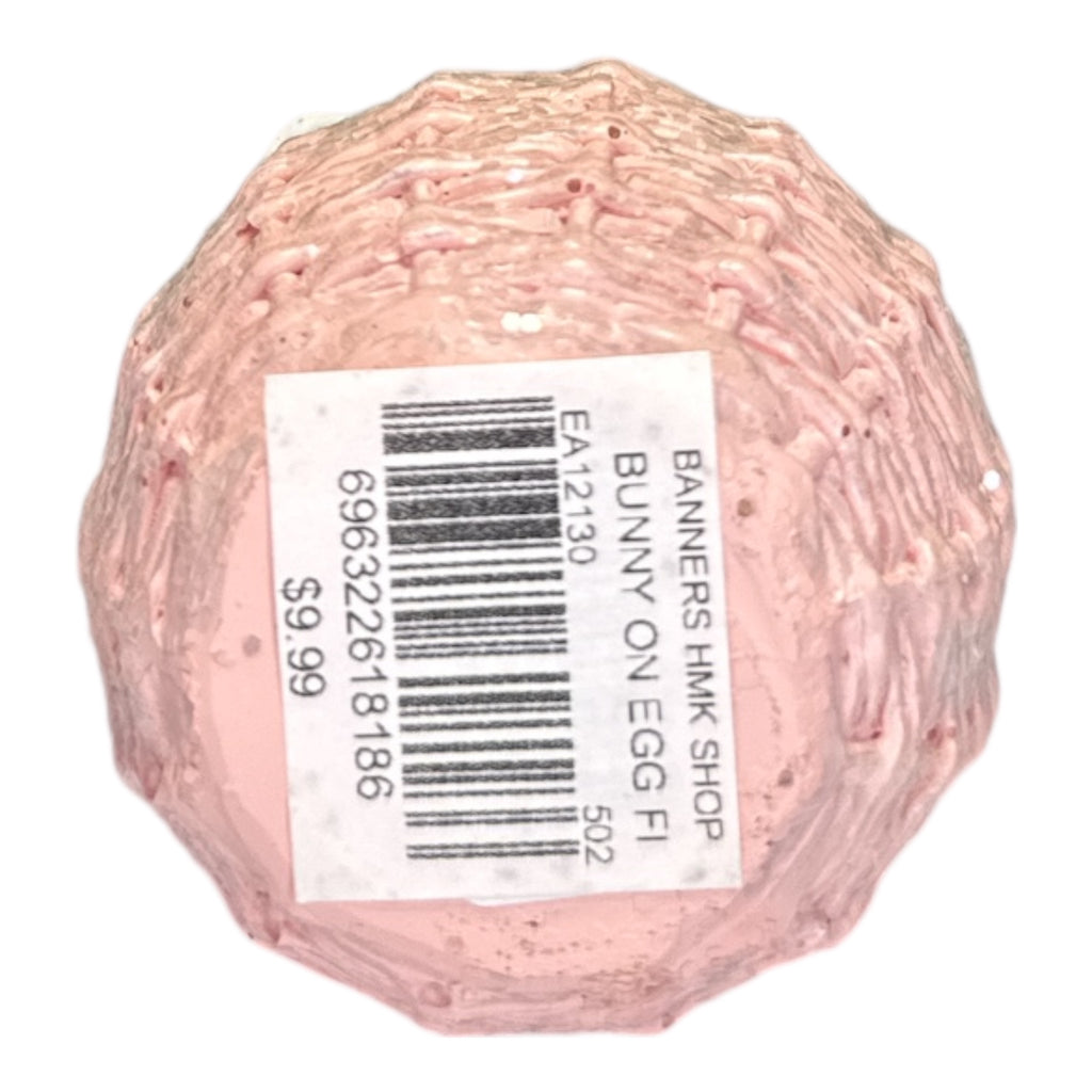 Banners Hallmark Shop Bunny on Egg (Pink)