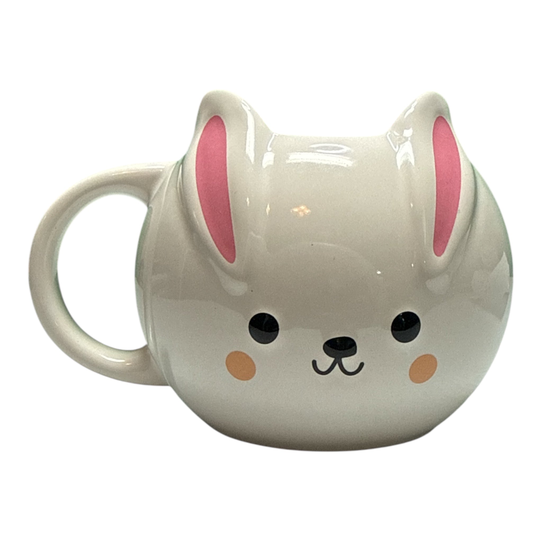 Hallmark Sculpted Bunny Mug - Easter Spring Ceramic Coffee Cup