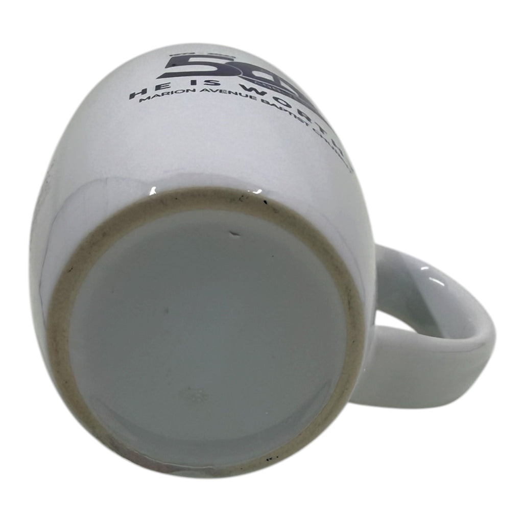 Church 50th Anniversary Ceramic Mug | "He Is Worthy" 1973–2023 Commemorative