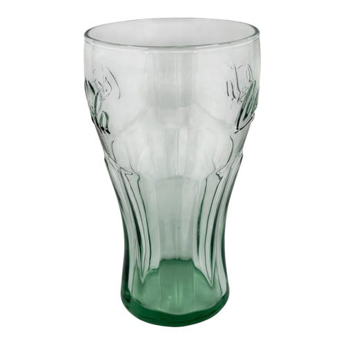 Coca-Cola Contour Glass | Vintage Green-Tinted Collectible Drinkware