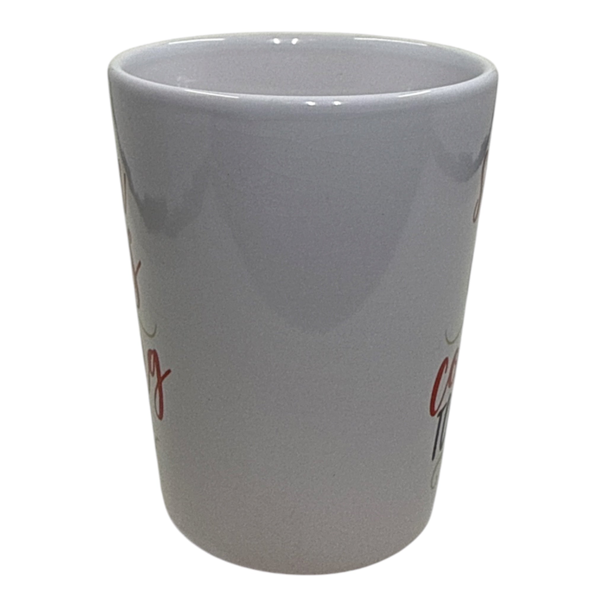 "All I Want for Christmas" Santa Hat Ceramic Mug | Festive Holiday Drinkware