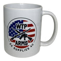 WTP Arms Promotional Ceramic Mug | Firearms Retailer Branded Drinkware