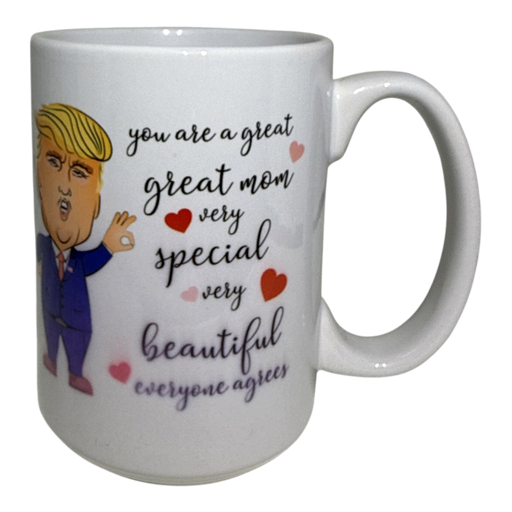 Trump Mother's Day Novelty Mug | Political Humor Ceramic Gift