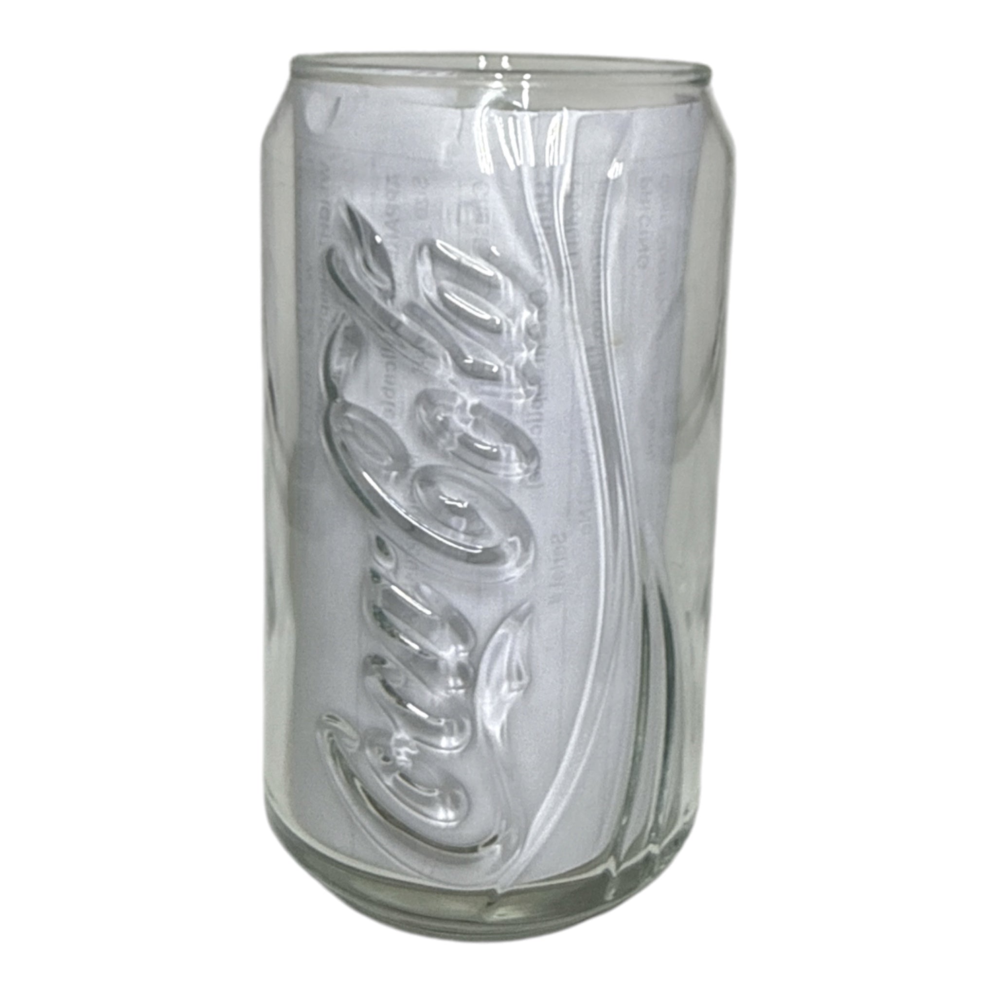 Coca-Cola Can-Shaped Glass | Vintage Licensed Collectible Drinkware