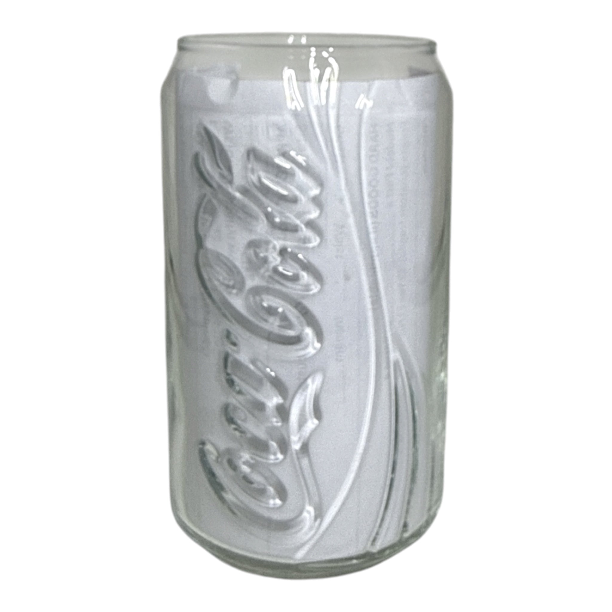 Coca-Cola Can-Shaped Glass | Vintage Licensed Collectible Drinkware