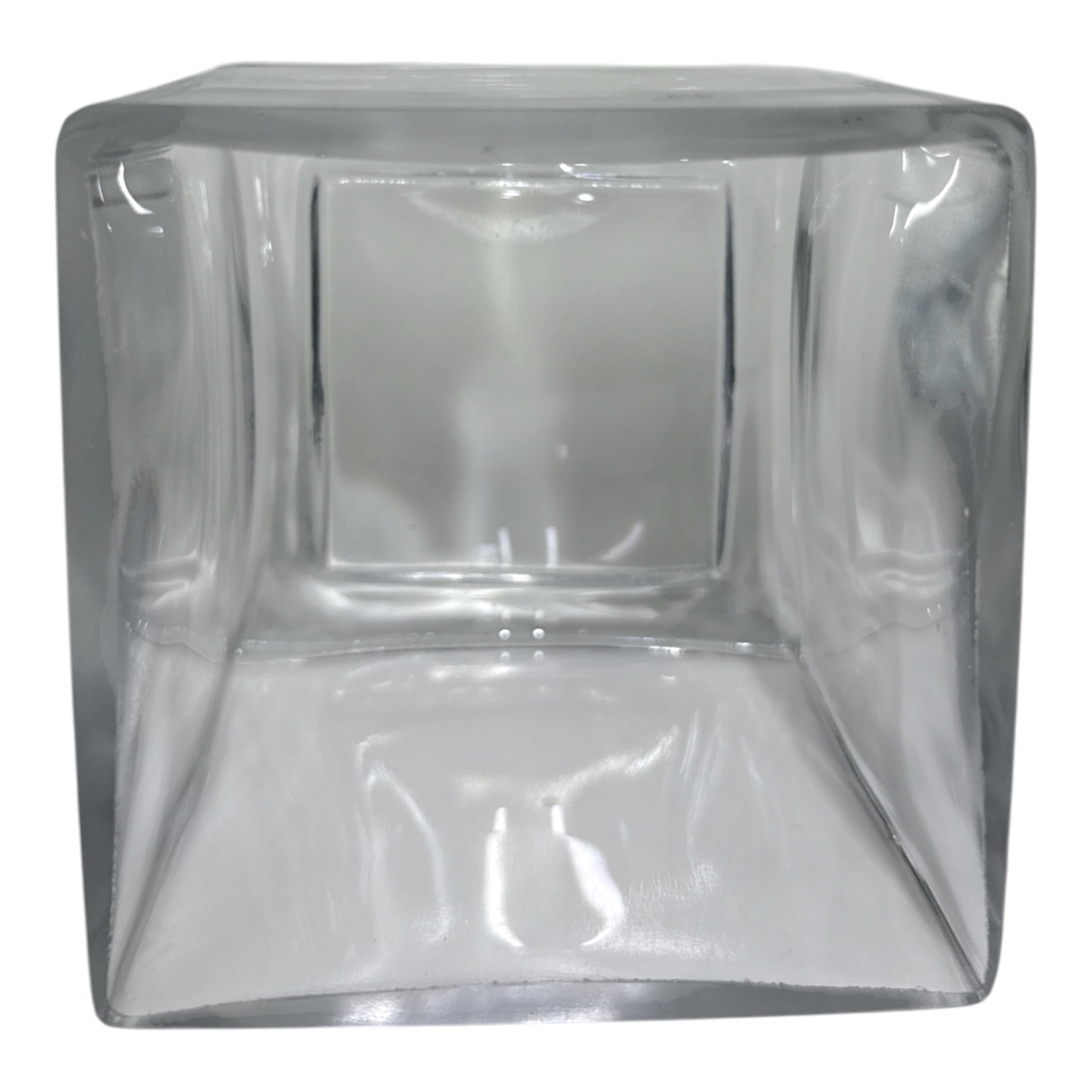 Square Glass Vase | Minimalist Home Décor for Florals, Candles & Centerpieces