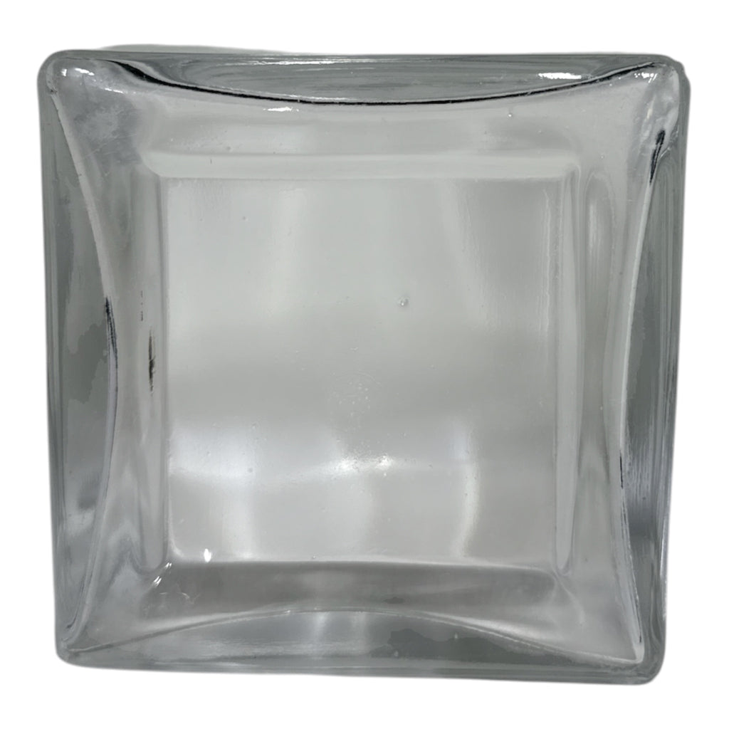Square Glass Vase | Minimalist Home Décor for Florals, Candles & Centerpieces