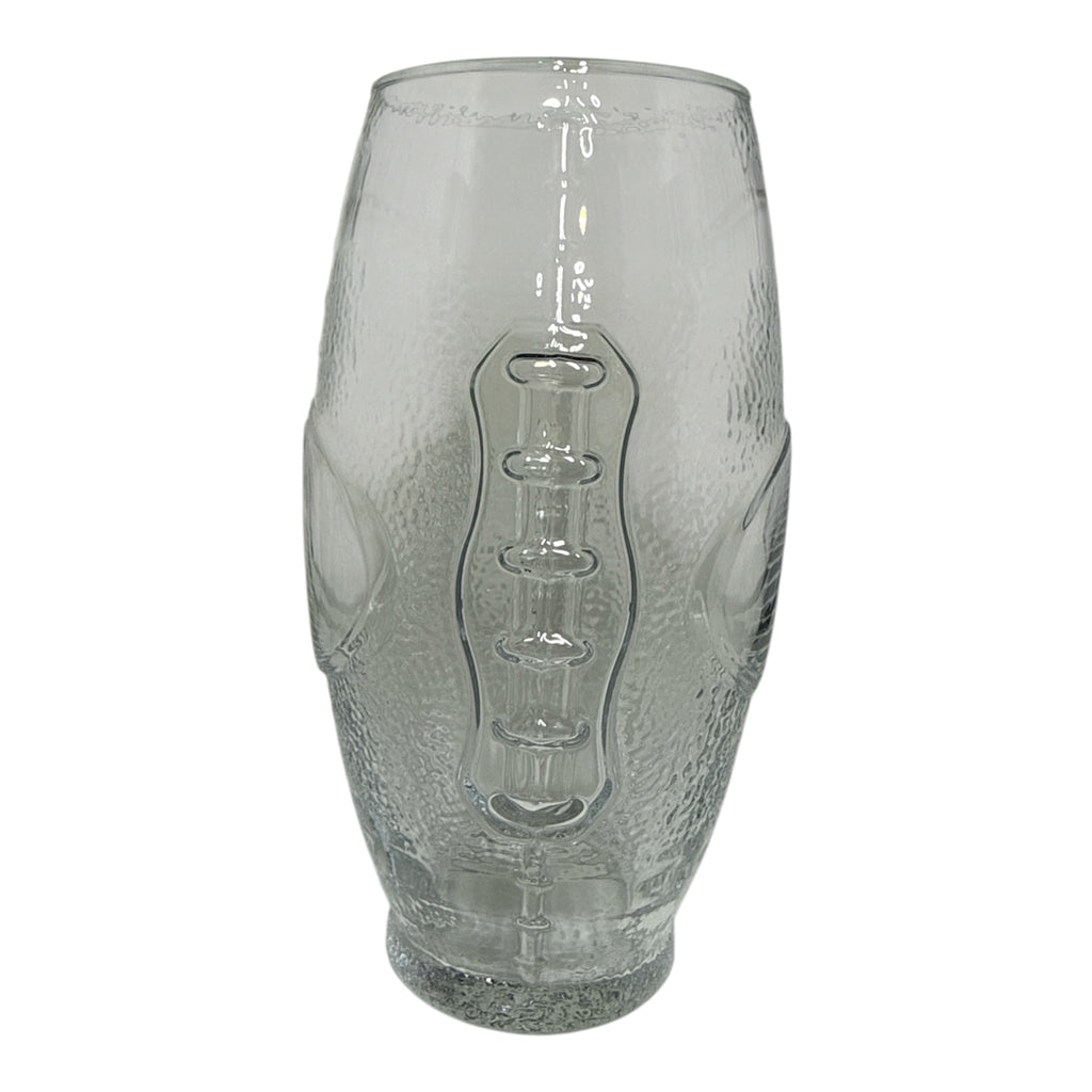 Football-Shaped Drinking Glass | Vintage Novelty Barware for Sports Fans