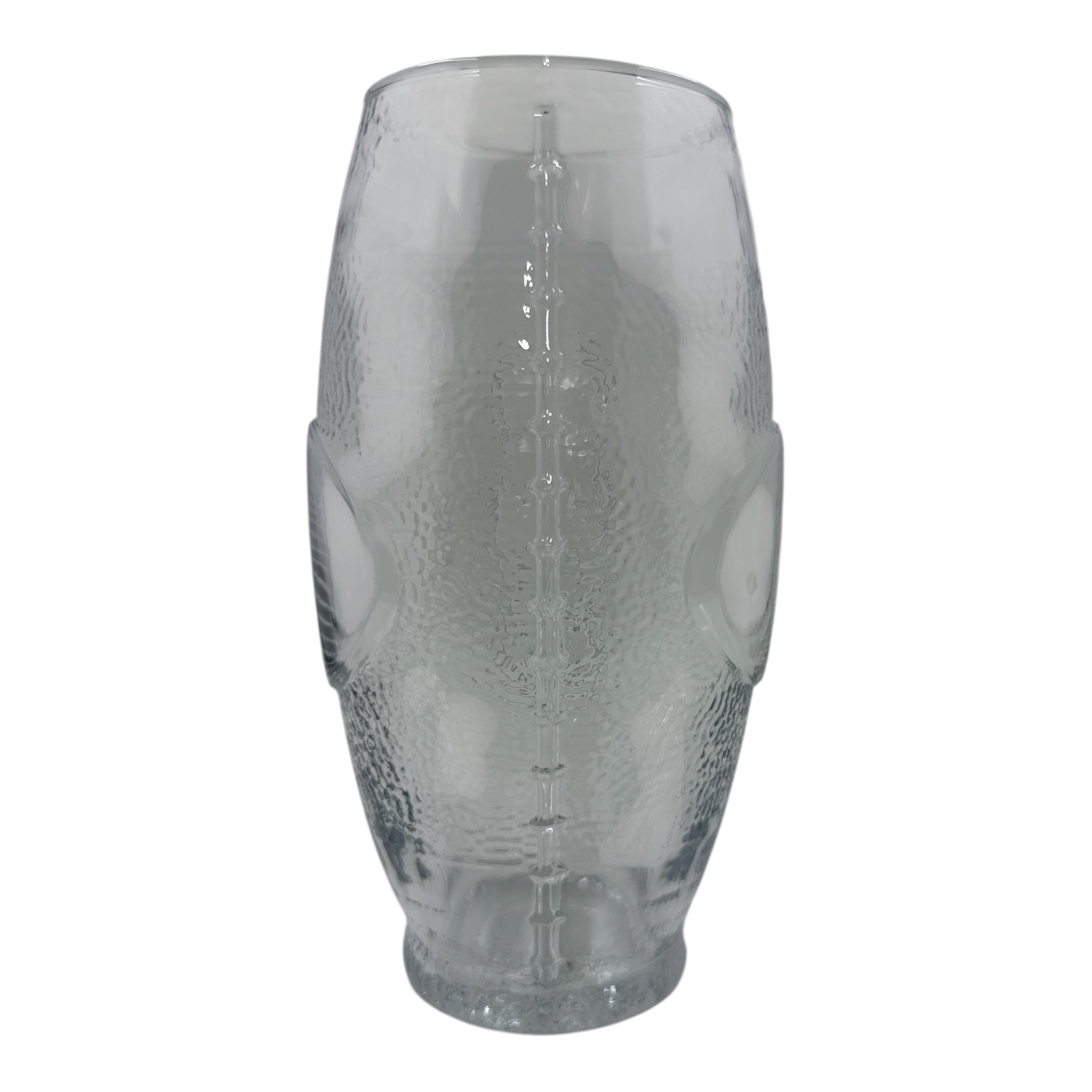 Football-Shaped Drinking Glass | Vintage Novelty Barware for Sports Fans