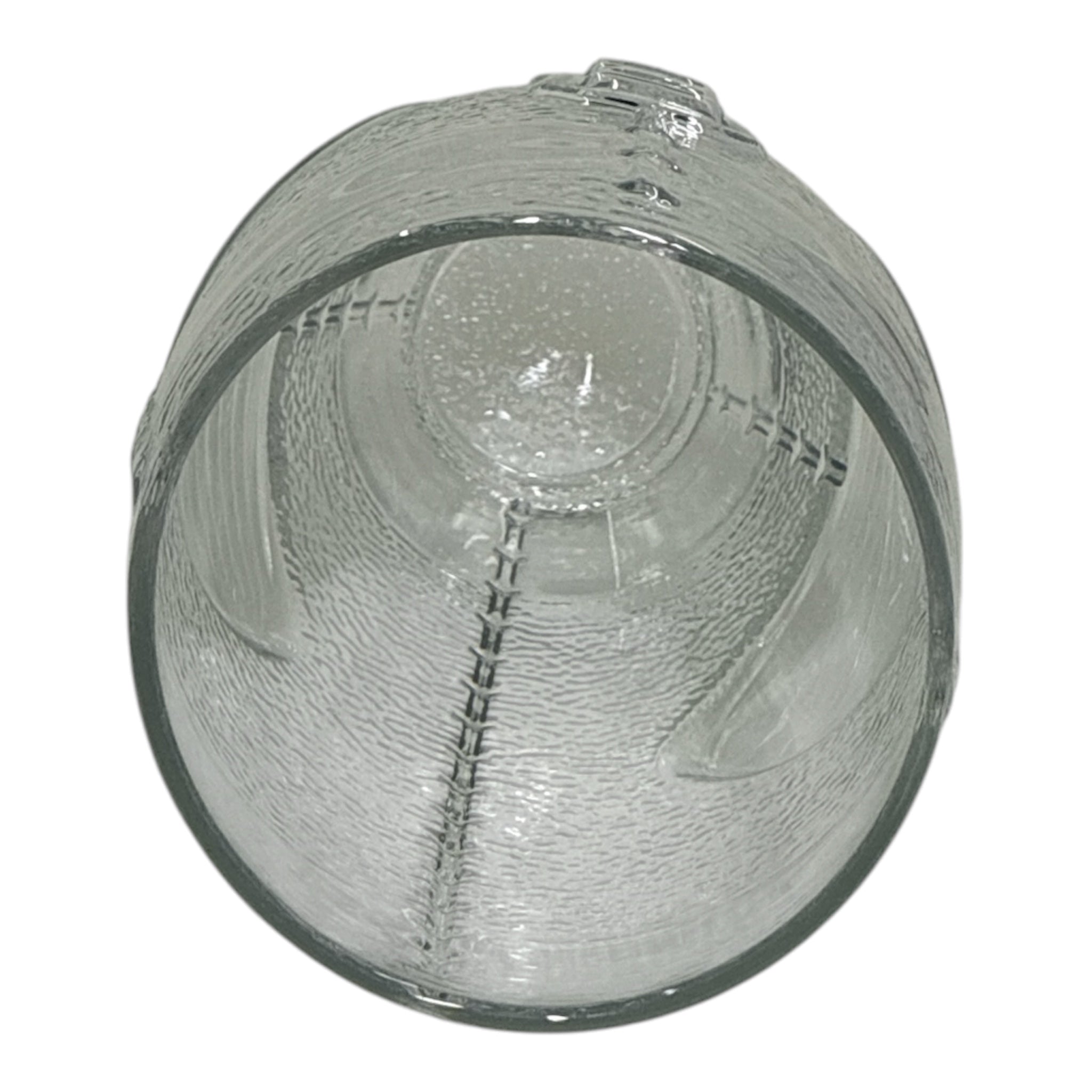 Football-Shaped Drinking Glass | Vintage Novelty Barware for Sports Fans