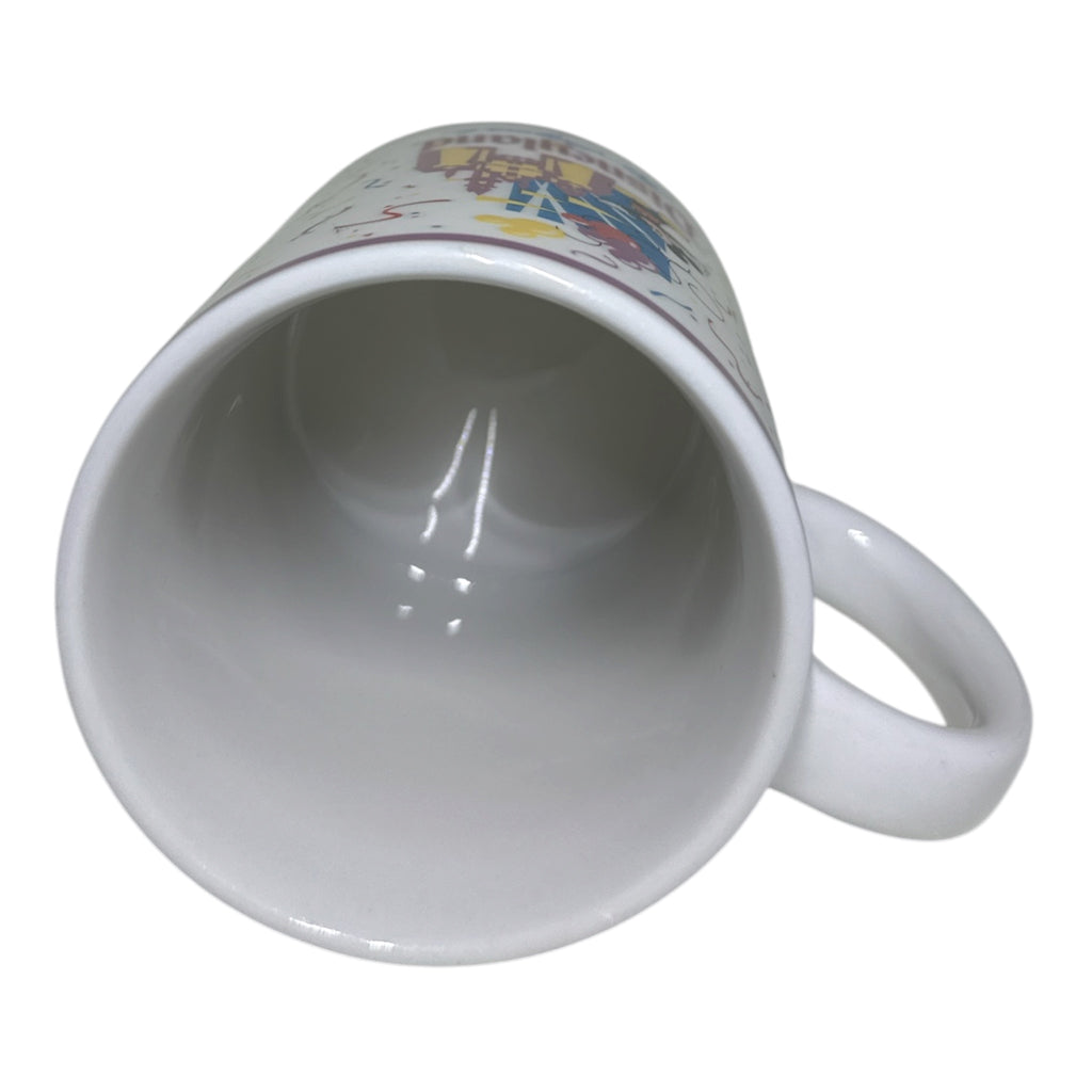Vintage Disneyland Souvenir Ceramic Mug | Mickey Mouse & Sleeping Beauty Castle | Collectible