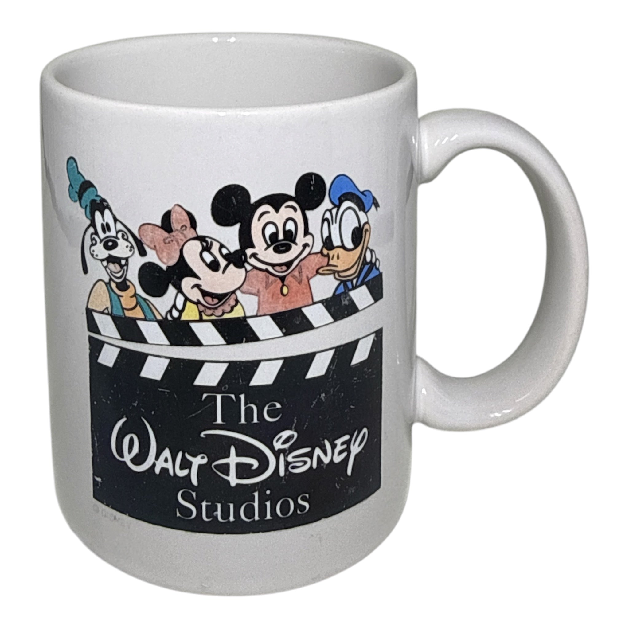 Vintage Walt Disney Studios Ceramic Mug | Mickey Mouse & Friends | 1980s–90s Collectible