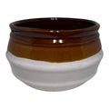 Vintage Stoneware Crocks with Multi-Tone Glaze | Farmhouse Kitchen Decor