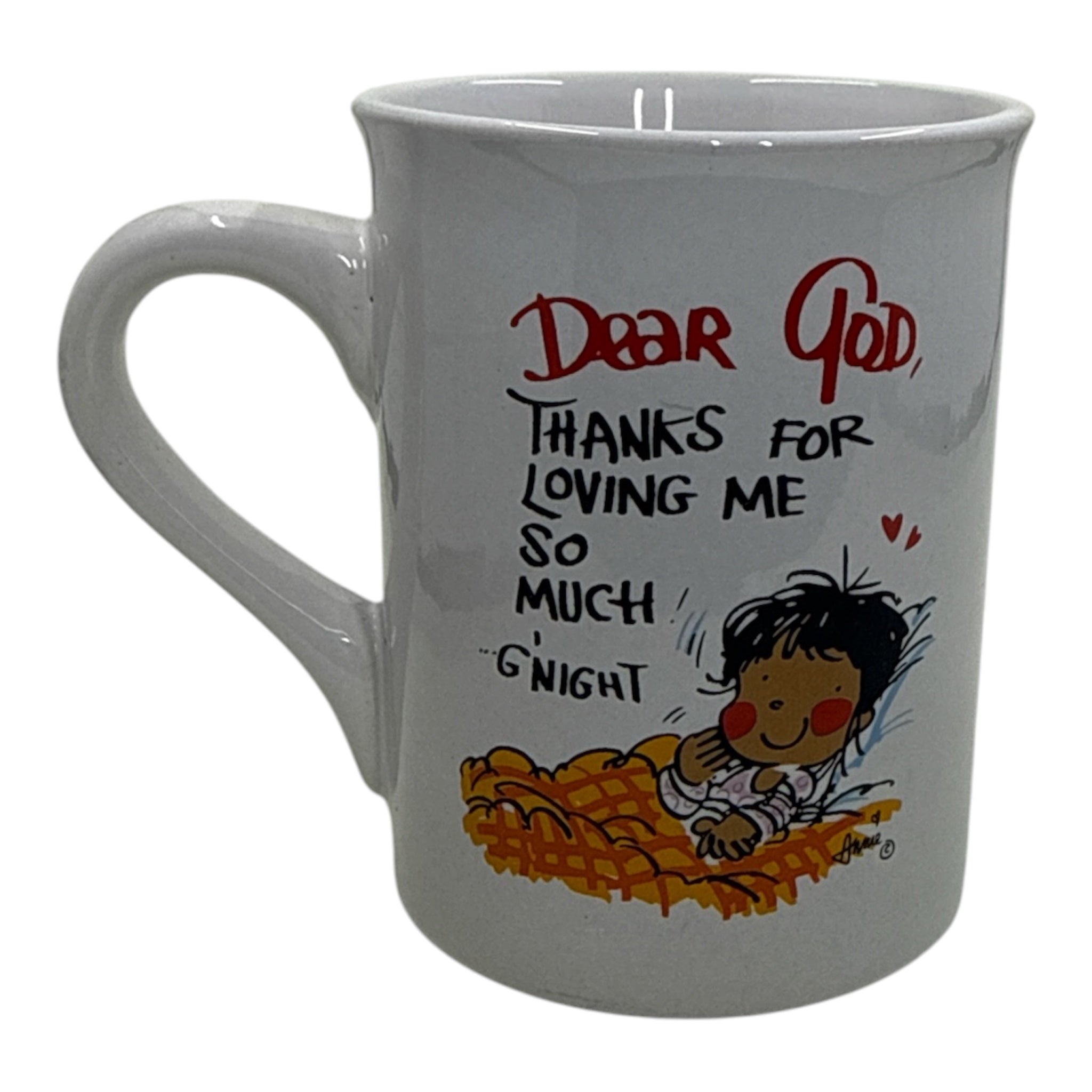 Anne Fitzgerald "Dear God" Series Ceramic Mug | Vintage Christian Gift