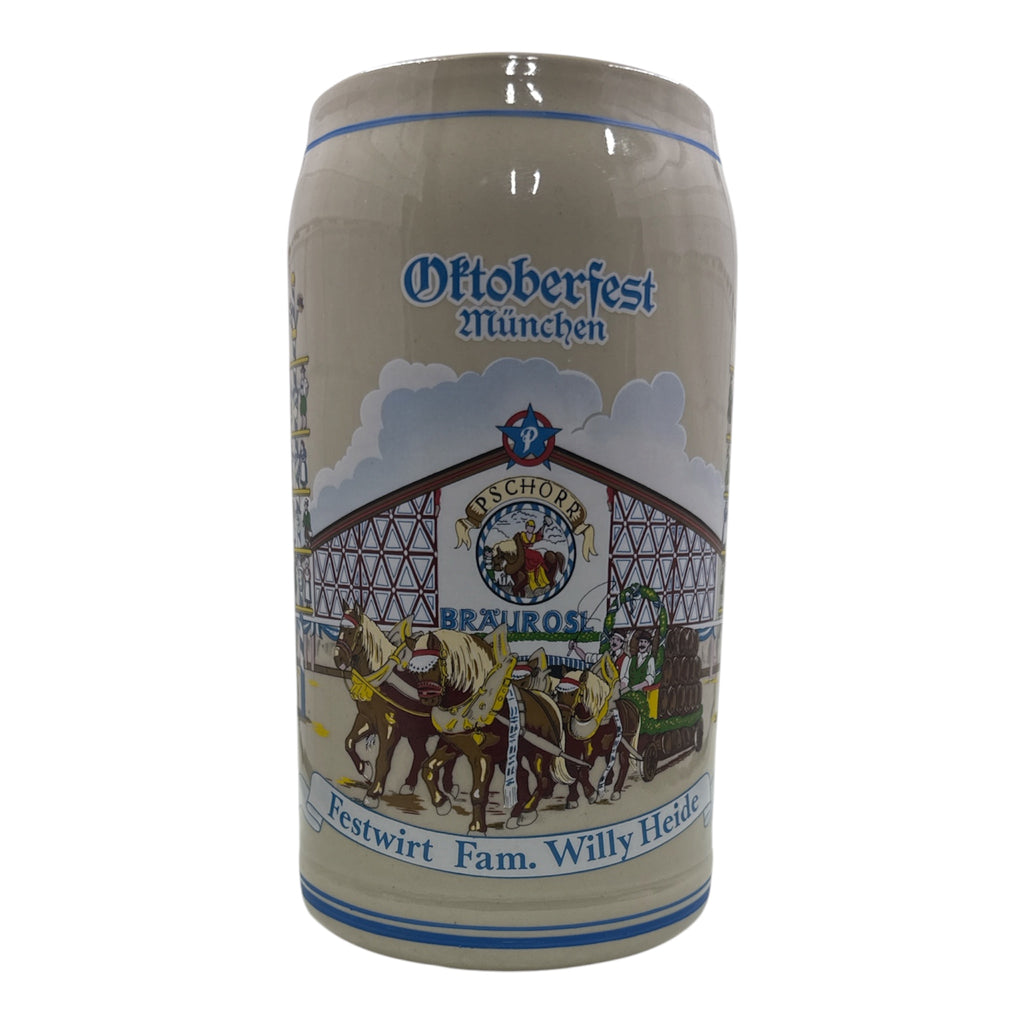Munich Oktoberfest Löwenbräu Commemorative Beer Stein | Bavarian Collectible