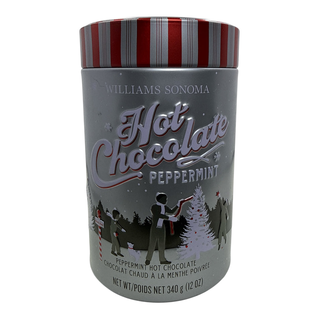 Williams Sonoma Vintage Hot Chocolate Collectible Tin | Holiday Decor