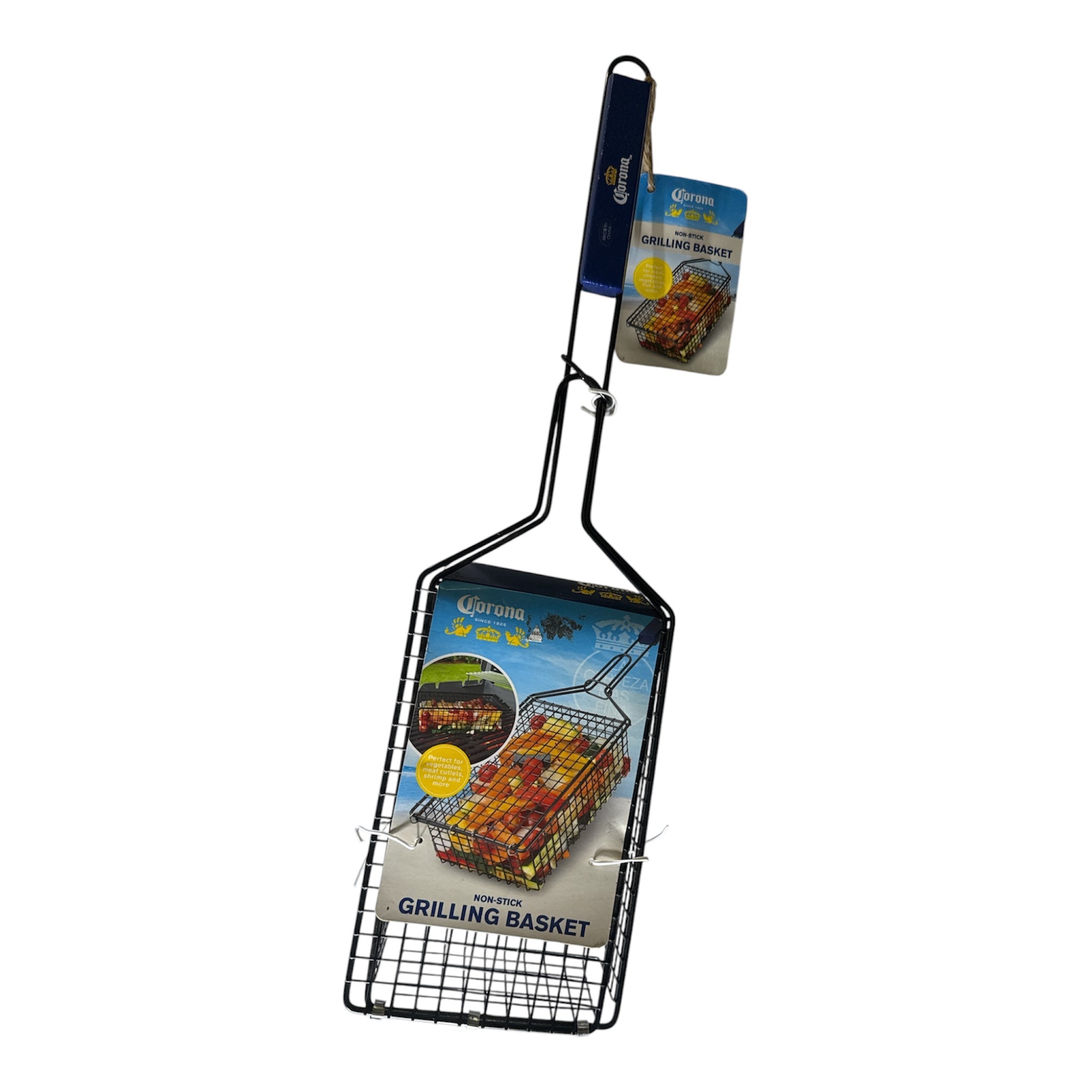 Corona Extra Grilling Basket | BBQ Grill Accessory | Beer Brand Collectible